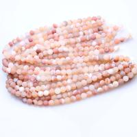 Laugh Rift Agate Beads Round DIY & frosted Sold By Strand