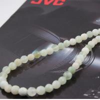 Natural Jade Beads Jade New Mountain Round polished DIY & faceted 8mm Sold By Strand