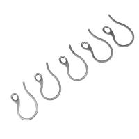 Stainless Steel Hook slangetje, Roestvrij staal, silver plated, andere effecten, 22x12x1mm, Ca 100pC's/Bag, Verkocht door Bag
