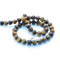Natural Tiger Eye Beads Round polished DIY Sold By Strand