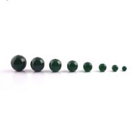 Plastic Beads Round polished DIY green Sold By Bag