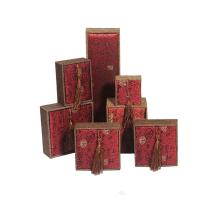 Caja Regalo, madera, Rojo, 100x100mm, Vendido por Caja