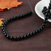 Prirodni Crna ahat perle, Crna Agate, crn, 6mm, Prodano Per 39 cm Strand