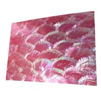 Shell Sheet Rectangle DIY red Sold By PC