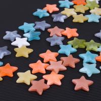 Opaque Acrylic Beads Star injection moulding DIY mixed colors Sold By Bag