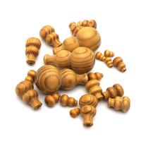 Wood Beads Pine Calabash DIY Sold By PC