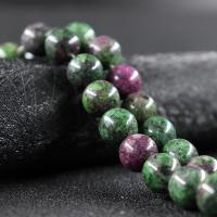 Sesam Jaspis Perlen, Naturstein, rund, poliert, DIY, keine, 10mm, 38PCs/Strang, verkauft von Strang