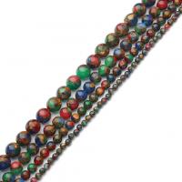 Gemstone šperky Korálky, Cloisonne Stone, Kolo, lesklý, DIY & různé velikosti pro výběr, Prodáno By Strand