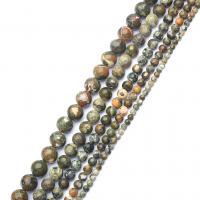 Gemstone smykker perler, Jasper Kambaba, Runde, poleret, du kan DIY & forskellig størrelse for valg, Solgt af Strand