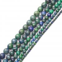 Lapislazuli Perlen, Lapislazuli Phönix, rund, poliert, DIY & verschiedene Größen vorhanden, verkauft von Strang