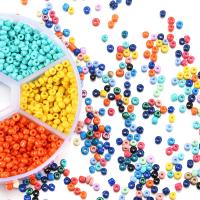 Regnbue glas frø perler, du kan DIY, flere farver til valg, 78x78x23mm, Solgt af sæt