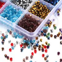 Regnbue glas frø perler, du kan DIY, flere farver til valg, 179x92x22mm, Solgt af sæt