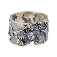 99% Sterling Silver Open Finger Ring fashion jewelry & for woman silver color nickel lead & cadmium free 15mm Sold By PC