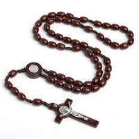 Rosary Necklace Plastic Length 36 cm Sold By PC