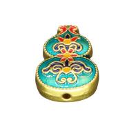 Cloisonne Beads Zinc Alloy with Cloisonne high quality plated enamel Sold By PC