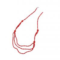 Koralle Halskette, rot, 4mm, Länge 46 cm, verkauft von PC