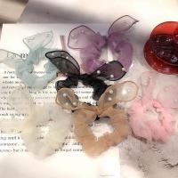 Bunny Ears Hair Scrunchies Cloth plated fashion jewelry & for woman 45mm Sold By PC