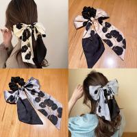 Bunny Ears Hair Scrunchies Cloth plated fashion jewelry & for woman 50mm Sold By PC