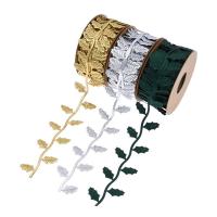 Terylene Ribbon, Polyester, forgyldt, bryllupsgave, flere farver til valg, 40mm, 10m/Spool, Solgt af Spool