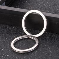 Ijzer Split Ring, Donut, oorspronkelijke kleur, nikkel, lood en cadmium vrij, 2x30mm, Verkocht door PC