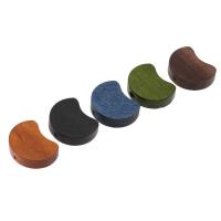 Miçangas de madeira, tingido, Mais cores pare escolha, 21x16x6mm, Buraco:Aprox 3mm, vendido por PC