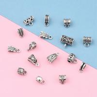 Zinc Alloy Bail Beads antique silver color plated DIY nickel lead & cadmium free Approx 2mm Sold By Bag