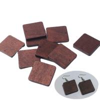 Wood Pendants Square fashion jewelry & DIY 27mm Approx 2mm Sold By PC