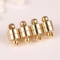 Brass Magnetic Clasp gold color plated with magnetic Sold By PC