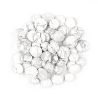 Gemstone díszítőszegecs, türkiz, galvanizált, DIY & különböző méretű a választás, fehér, 20PC-k/Bag, Által értékesített Bag
