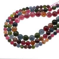 Agate Beads Tourmaline Color Agate Round DIY 6mm 8mm 10mm Sold By Strand