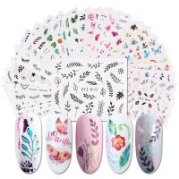 Fashion Nail Supplies HD Sticker mixed pattern & for woman mixed colors Sold By Set