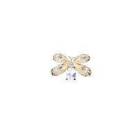 Collar Brooch Brass Bee micro pave cubic zirconia & for woman nickel lead & cadmium free Sold By PC