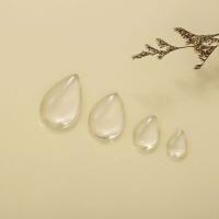 Crystal Cabochons Teardrop for time gem cabochon Crystal Clear Approx Sold By Bag