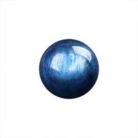 Kyanite Kraal, Ronde, DIY & verschillende grootte voor keus, blauw, Verkocht door PC