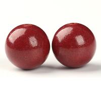 Zinnoberrot Perlen, Cinnabaris, rund, DIY & verschiedene Größen vorhanden, keine, verkauft von PC