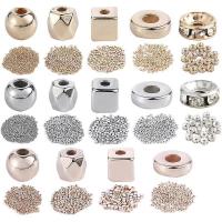 Perles en plastique revêtue de cuivre, plastique revêtu de cuivre, Placage, plus de couleurs à choisir, 4100PC/sac, Vendu par sac