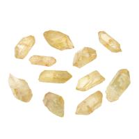 Natürlicher Citrin Perlen, Gelbquarz Perlen, Unregelmäßige, gelb, 45x30x5mm, verkauft von PC