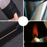 Aluminum Foil Fire Retarding Cotton plated durable & Corrosion-Resistant & anti-skidding black Sold By Lot