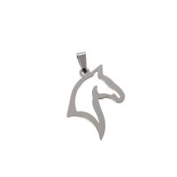Titanium Steel Pendants Animal polished Unisex silver color Sold By PC