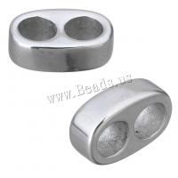 Stainless Steel Spacer Beads double-hole original color Approx 4mm Sold By Lot