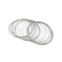 Stainless Steel Wire, silver color plated, 0.58mm, Approx 370m/KG, Sold By KG