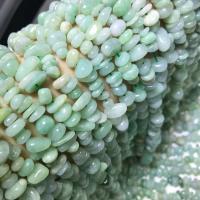 Jadeit Perlen, Klumpen, DIY, grün, verkauft per 38 cm Strang
