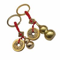 Bag Purse Charms Keyrings Keychains Brass Calabash gold color plated vintage nickel lead & cadmium free Sold By PC