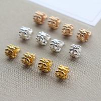Brass Bail Beads plated 6mm Sold By Lot