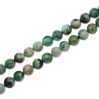 Lasionat Perle, rund, DIY & verschiedene Größen vorhanden, grün, verkauft per 38 cm Strang