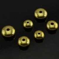 Brass távtartó gyöngyök, Sárgaréz, DIY & különböző méretű a választás, az eredeti szín, nikkel, ólom és kadmium mentes, Által értékesített PC