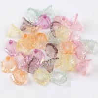 Acrylic Jewelry Beads Conch colorful plated 500/G Sold By G