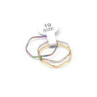Zinklegering ringen, Zinc Alloy, uniseks, gemengde kleuren, 20x20x3mm, 100pC's/Bag, Verkocht door Bag