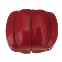 Natural Coral Helmet, veistetty, punainen, 16x12x16mm, Reikä:N. 1.5mm, Myymät PC