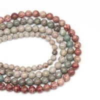 Maifan Stone Beads Round DIY Sold Per 38 cm Strand